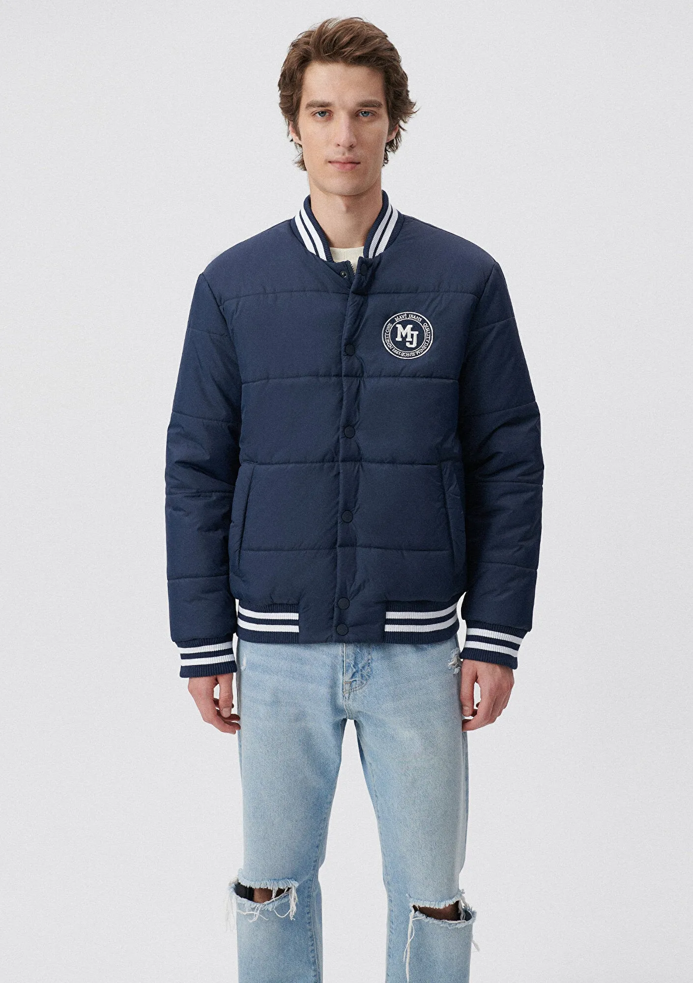 Navy Bomber Jacket