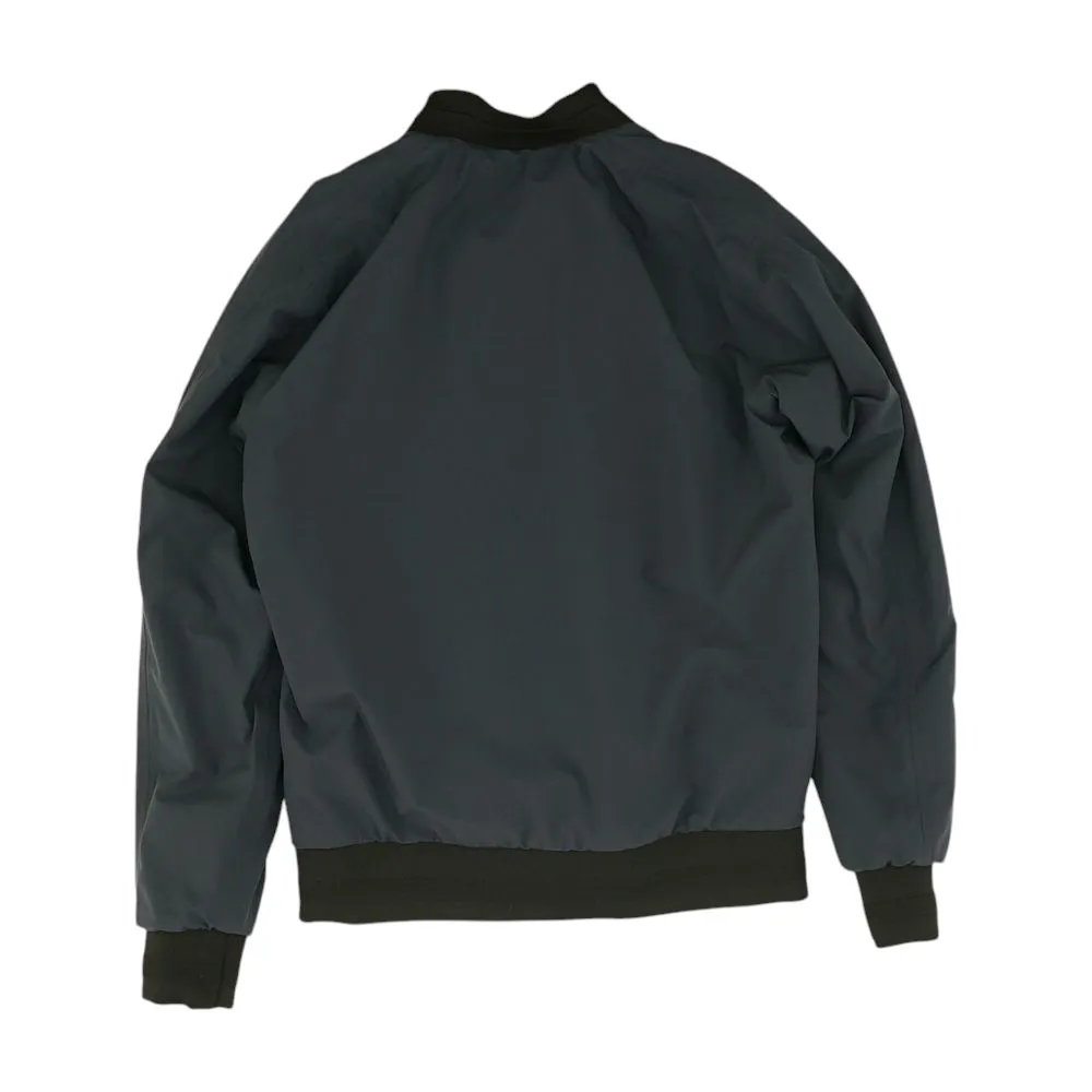Navy Solid Bomber Jacket