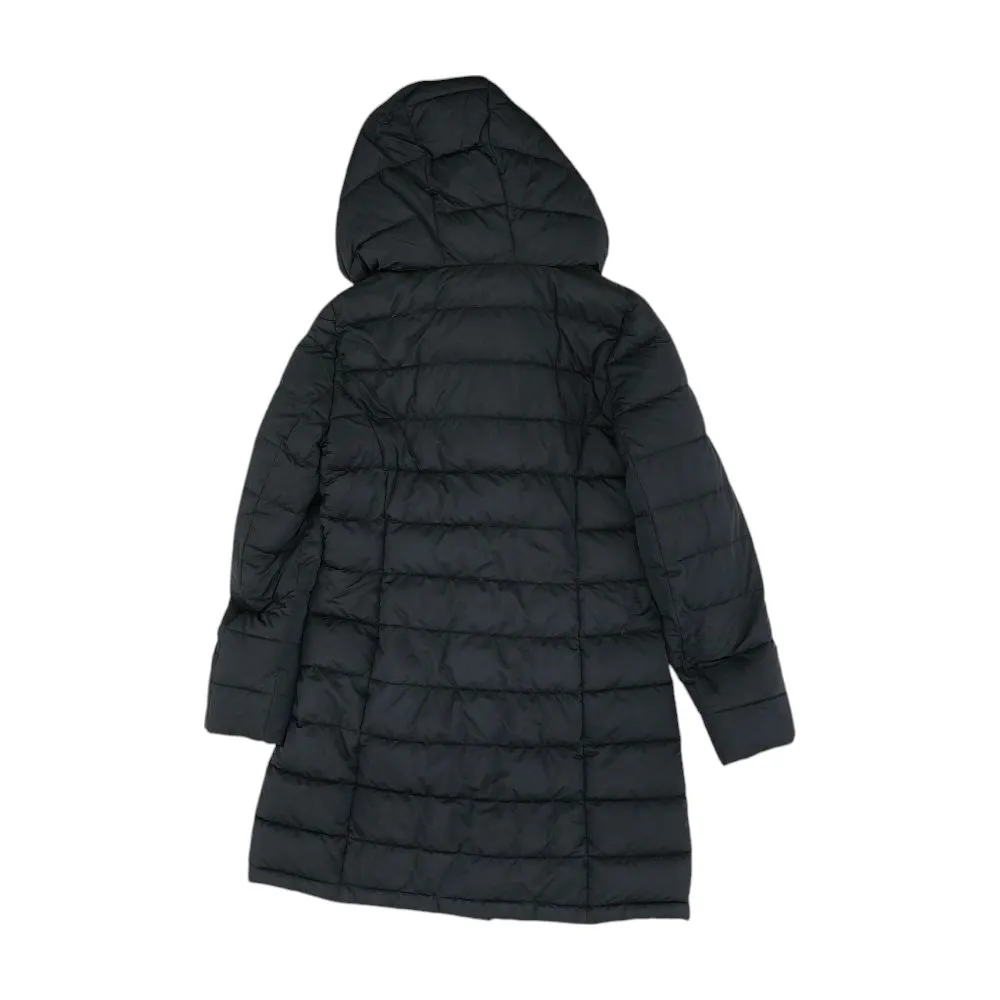 Navy Solid Puffer Coat