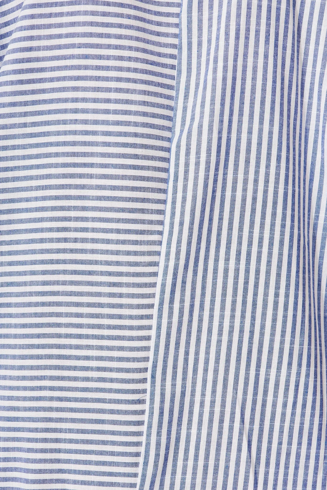 Navy Striped Cotton Dress by Freya