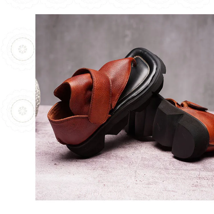 new hot fashion hand-to-neck casual shoes thick-soled sports leather comfortable soft beach shoes