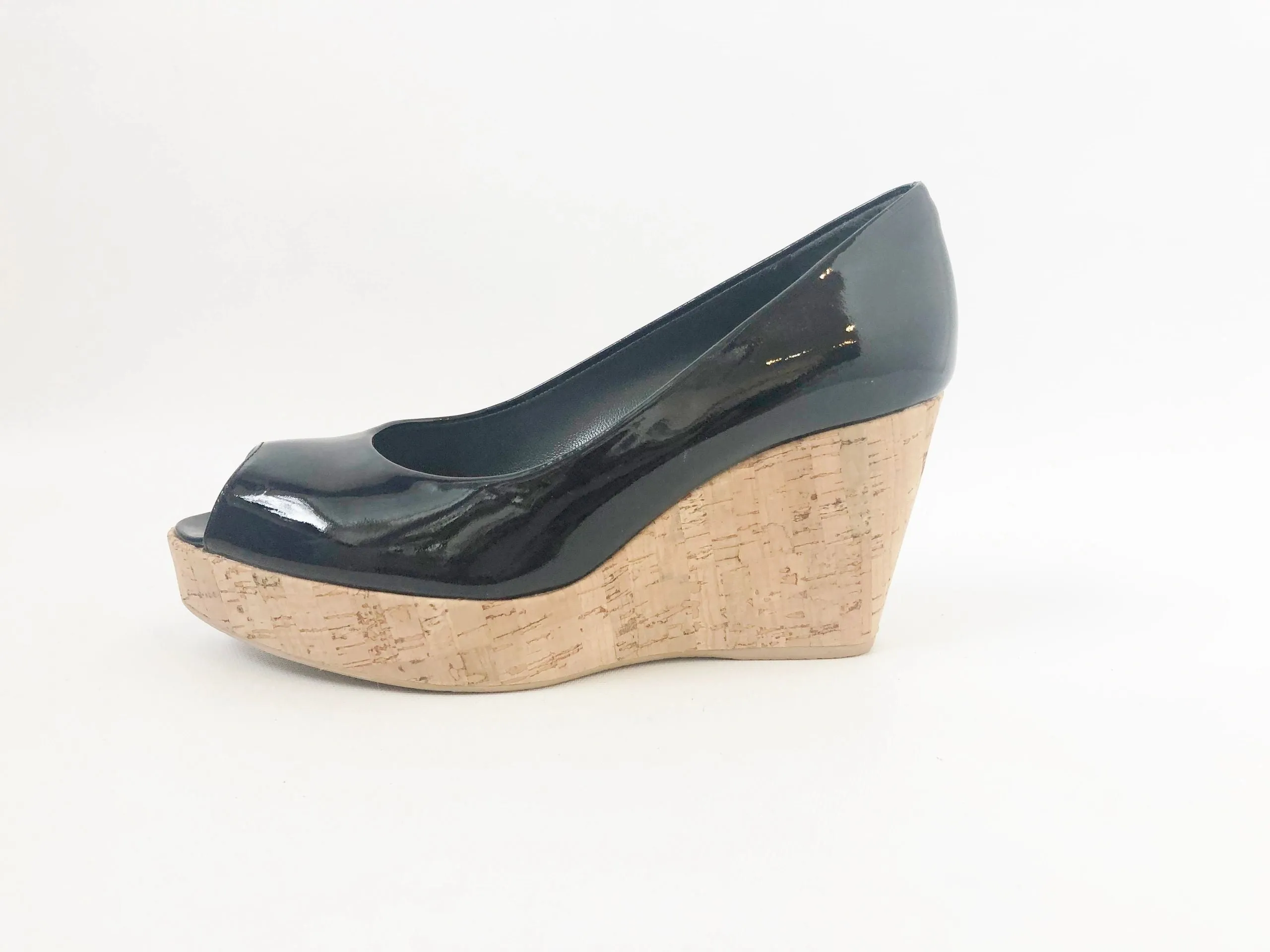 NEW Stuart Weitzman Cork Heel Wedge Size 9