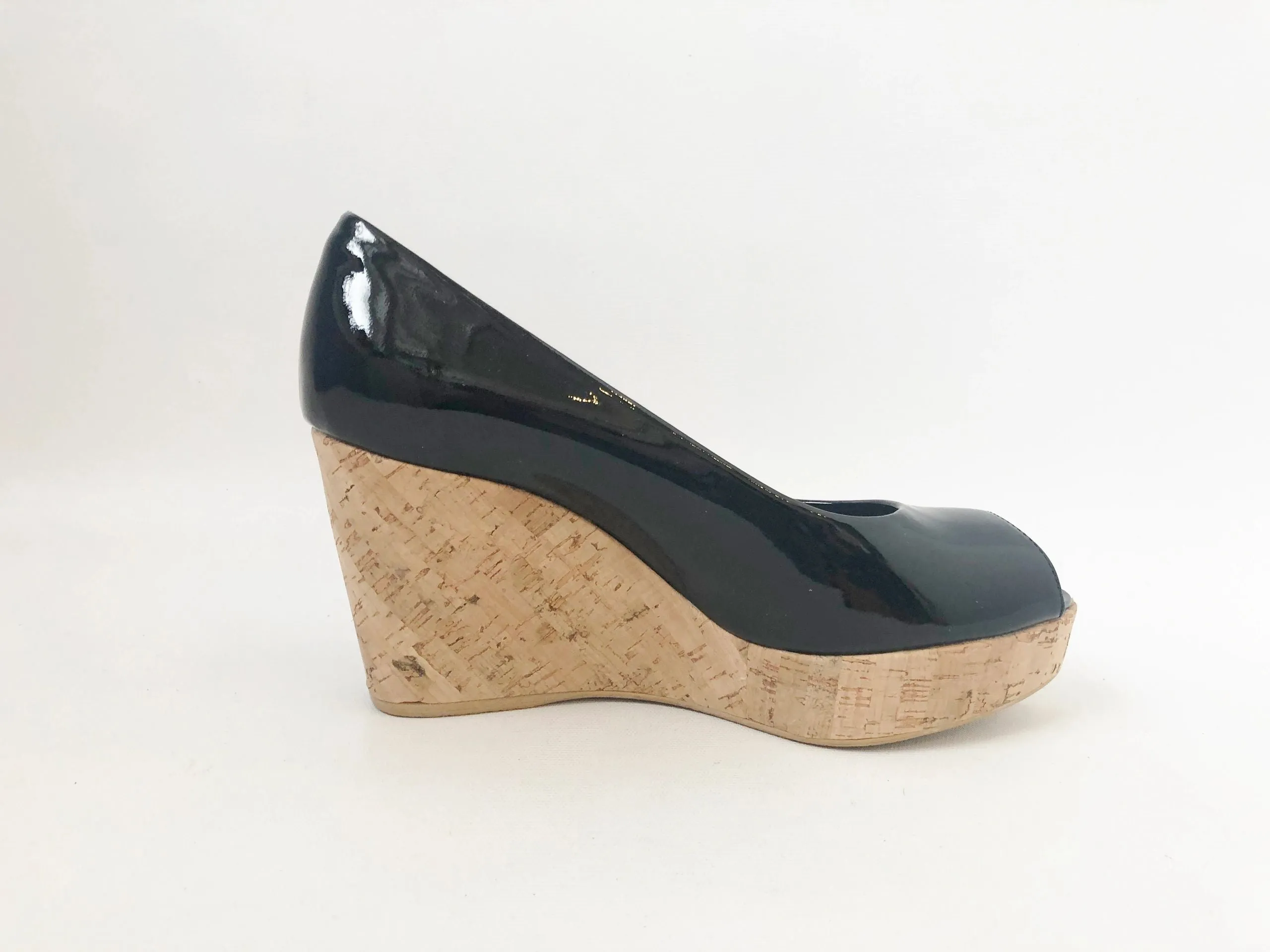 NEW Stuart Weitzman Cork Heel Wedge Size 9