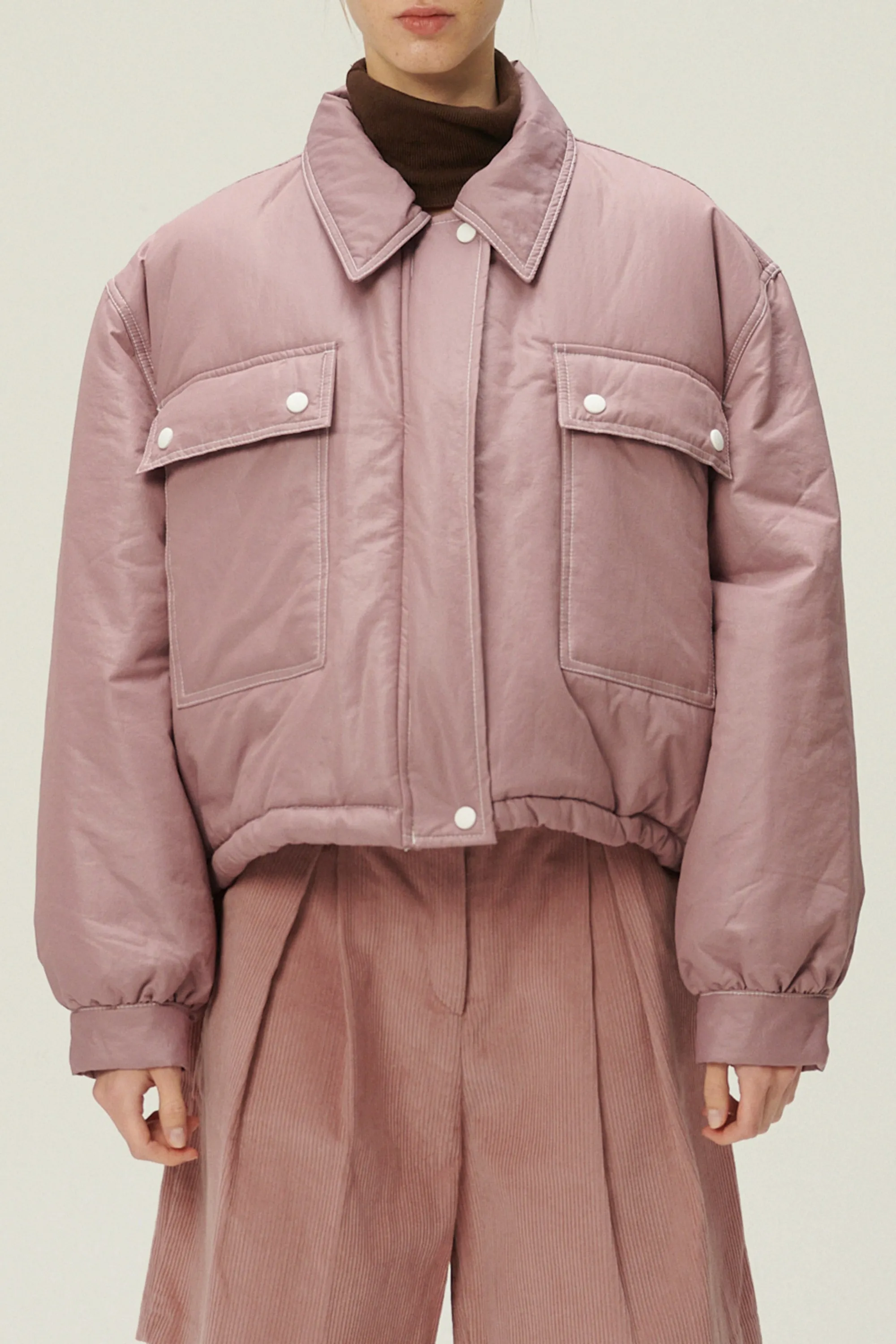 Nicole Puffer Bomber Jacket