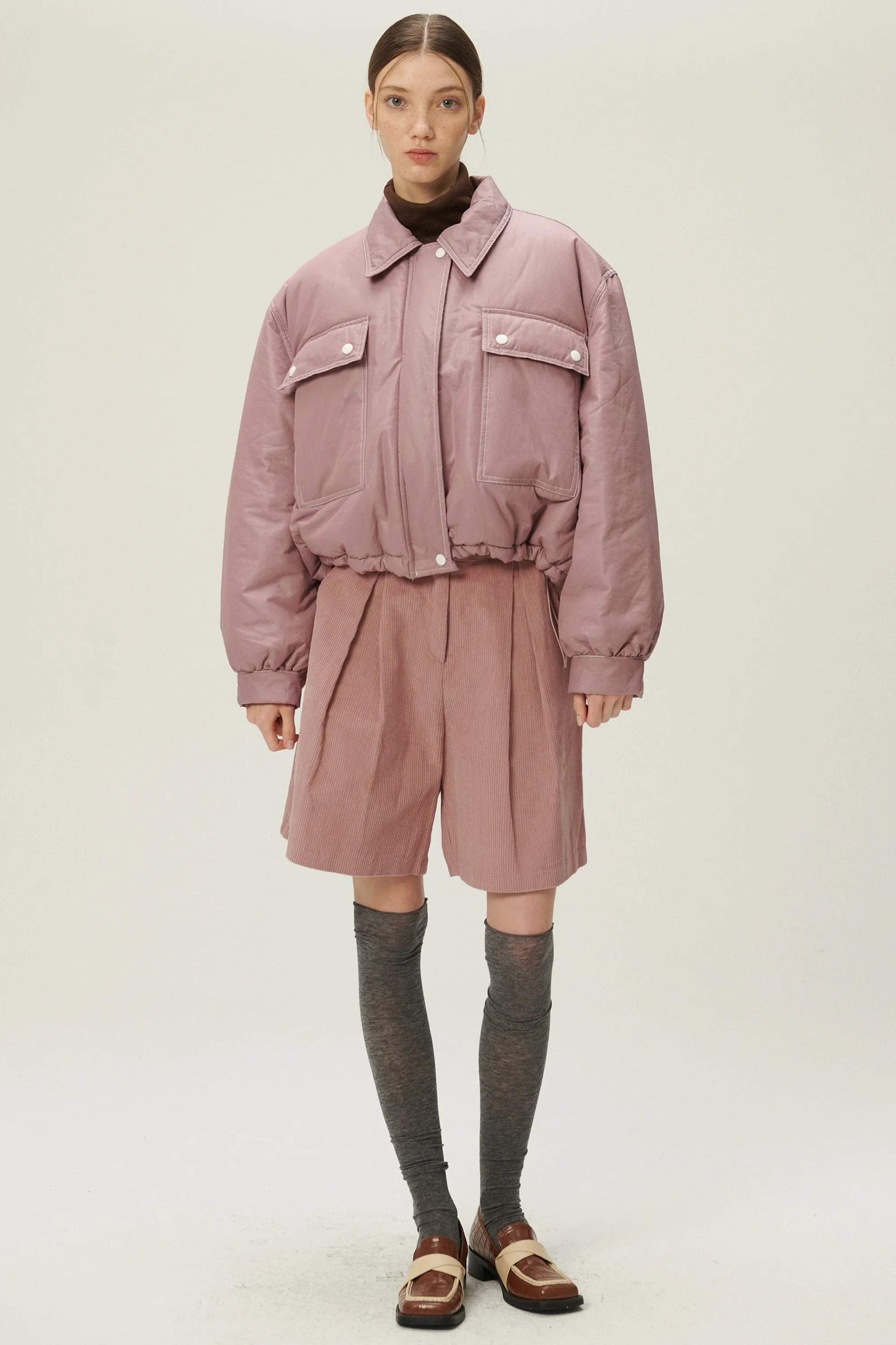 Nicole Puffer Bomber Jacket