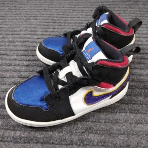 Nike Air Jordan Mid 1 Toddler Size 8 Athletic Sneakers