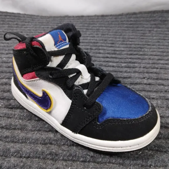 Nike Air Jordan Mid 1 Toddler Size 8 Athletic Sneakers