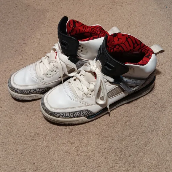 Nike Air Jordan Spizike White Red Sneakers