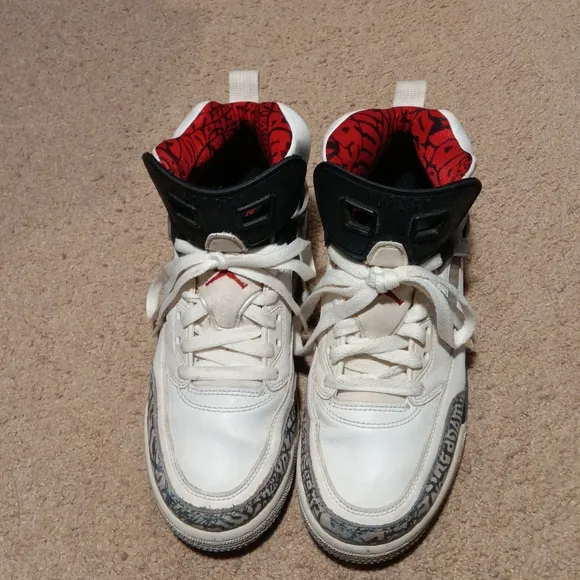 Nike Air Jordan Spizike White Red Sneakers