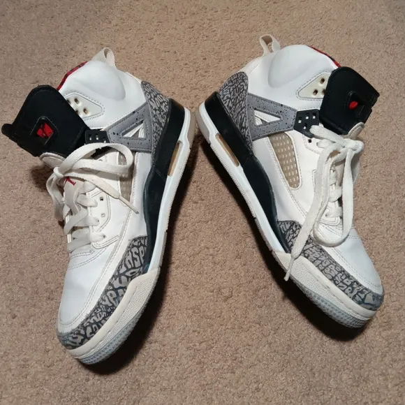 Nike Air Jordan Spizike White Red Sneakers