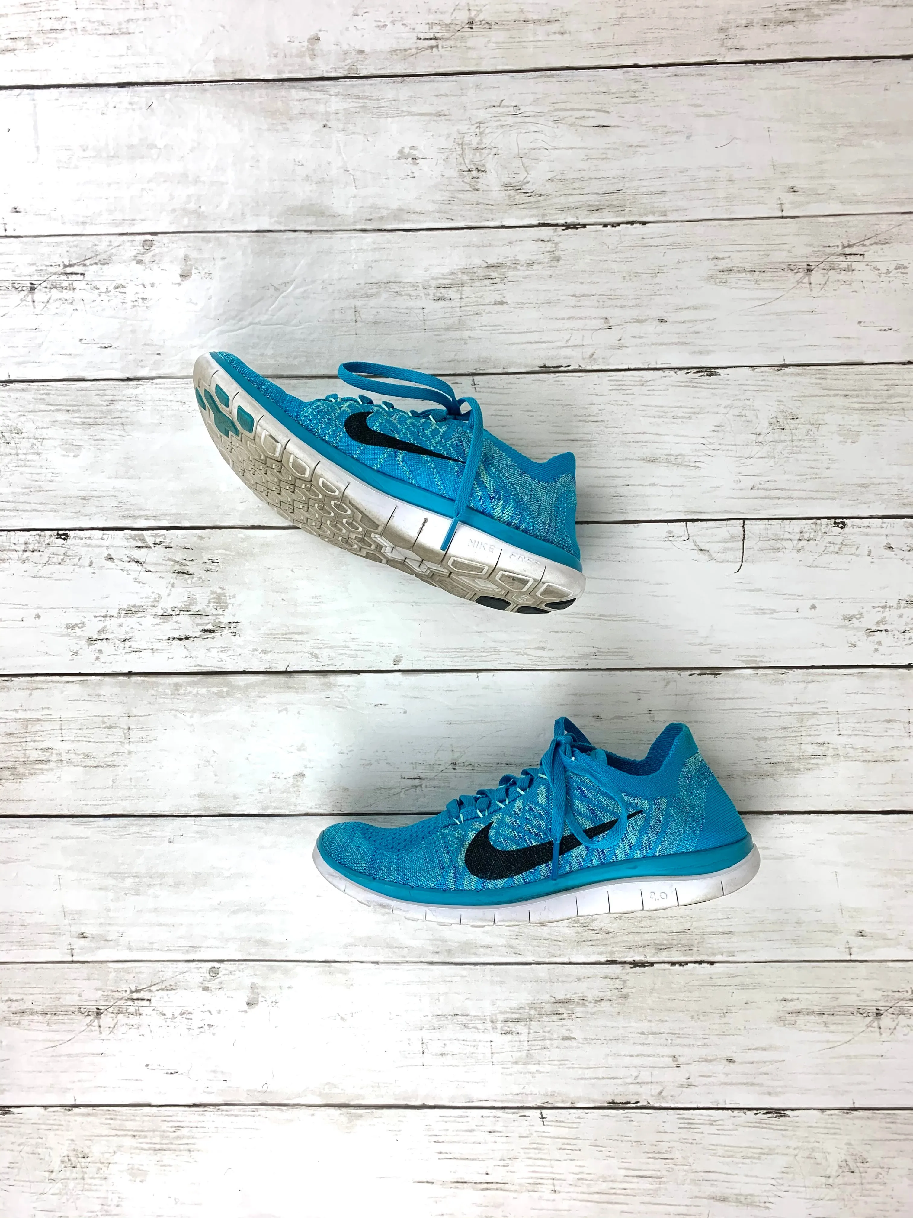 Nike Free 4.0 Flyknit Running Sneakers size 6.5