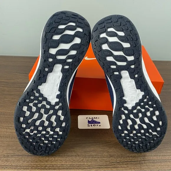 Nike Revolution 6 Midnight Navy White Sneakers DC3728-401 running Mens Sz