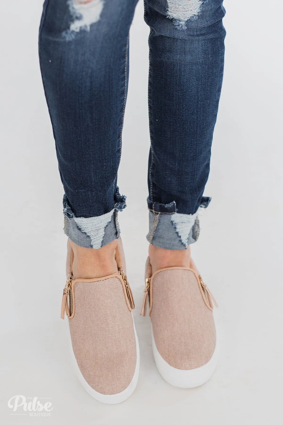 Not Rated Timbre Sneakers- Rose Gold