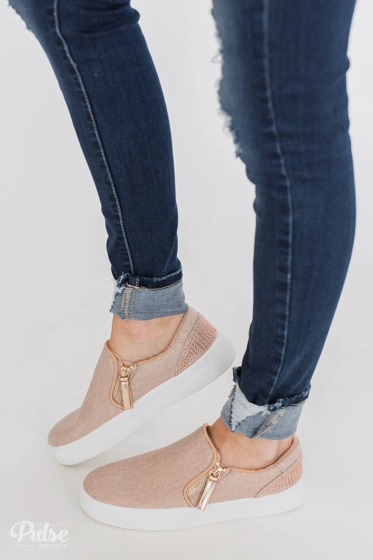 Not Rated Timbre Sneakers- Rose Gold