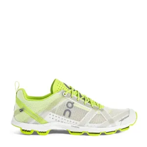 ON RUNNING CLOUDRACER SILVER LIME SNEAKERS