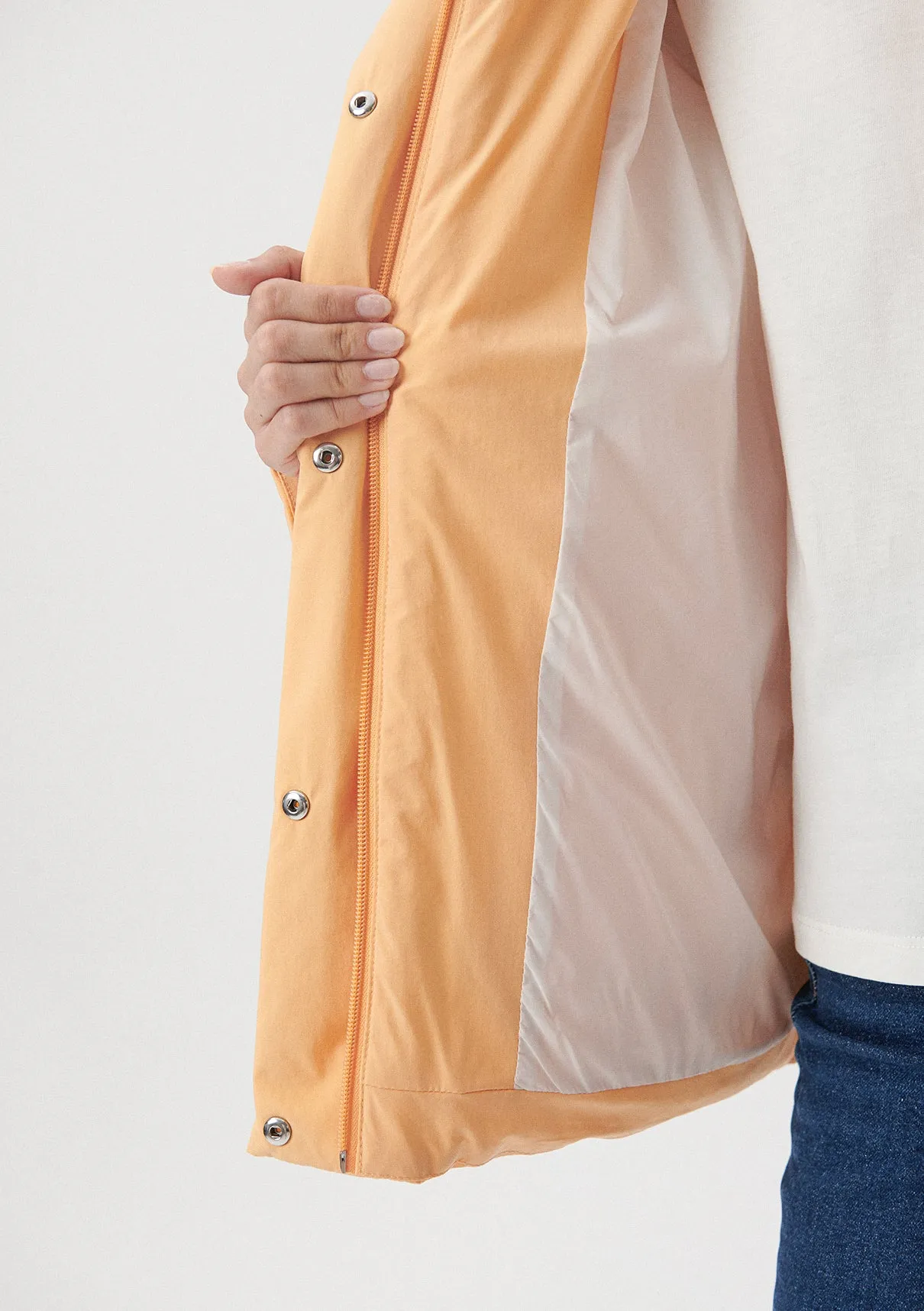 Orange Puffer Jacket