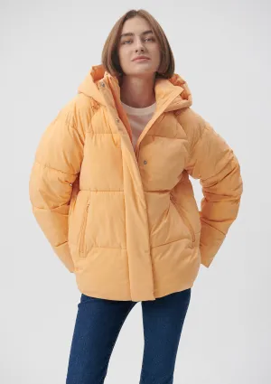 Orange Puffer Jacket