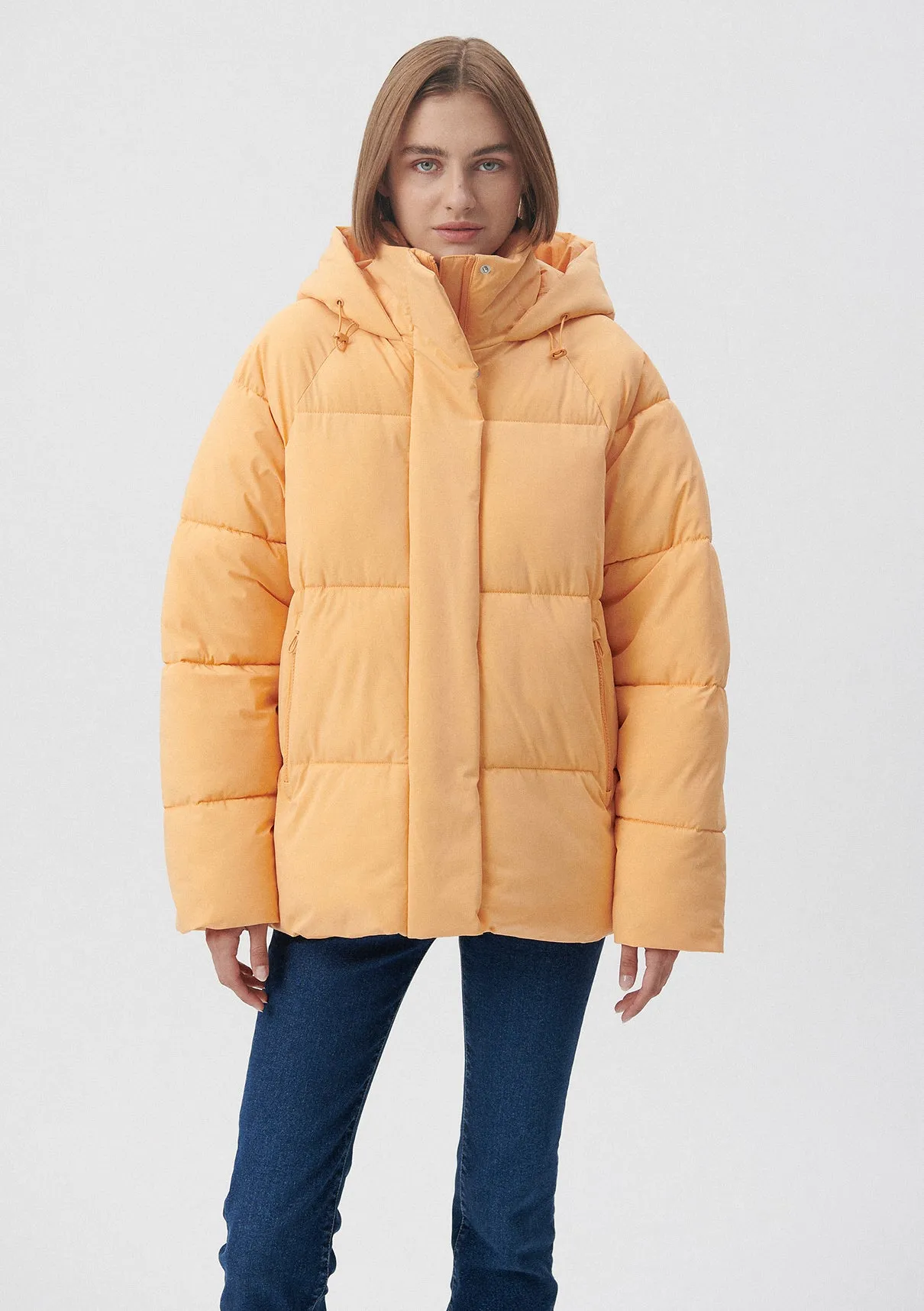 Orange Puffer Jacket