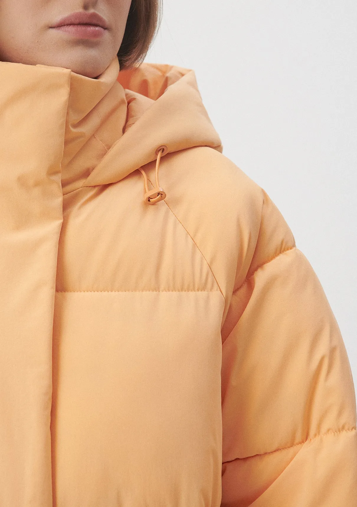 Orange Puffer Jacket