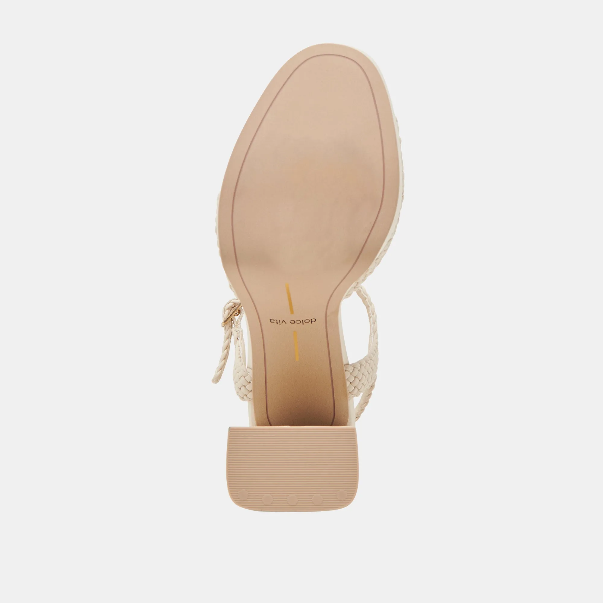 PEYTEN HEELS CREME WOVEN STELLA