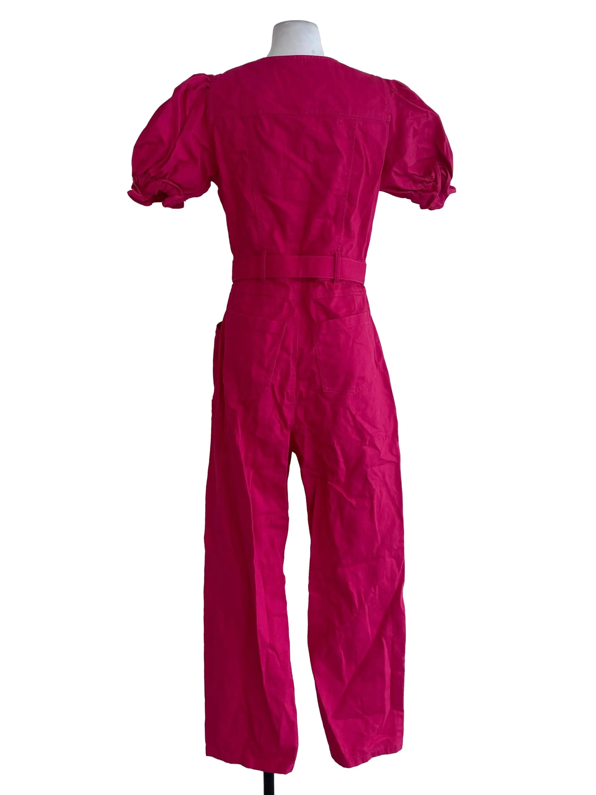 Pink Denim Jumpsuits