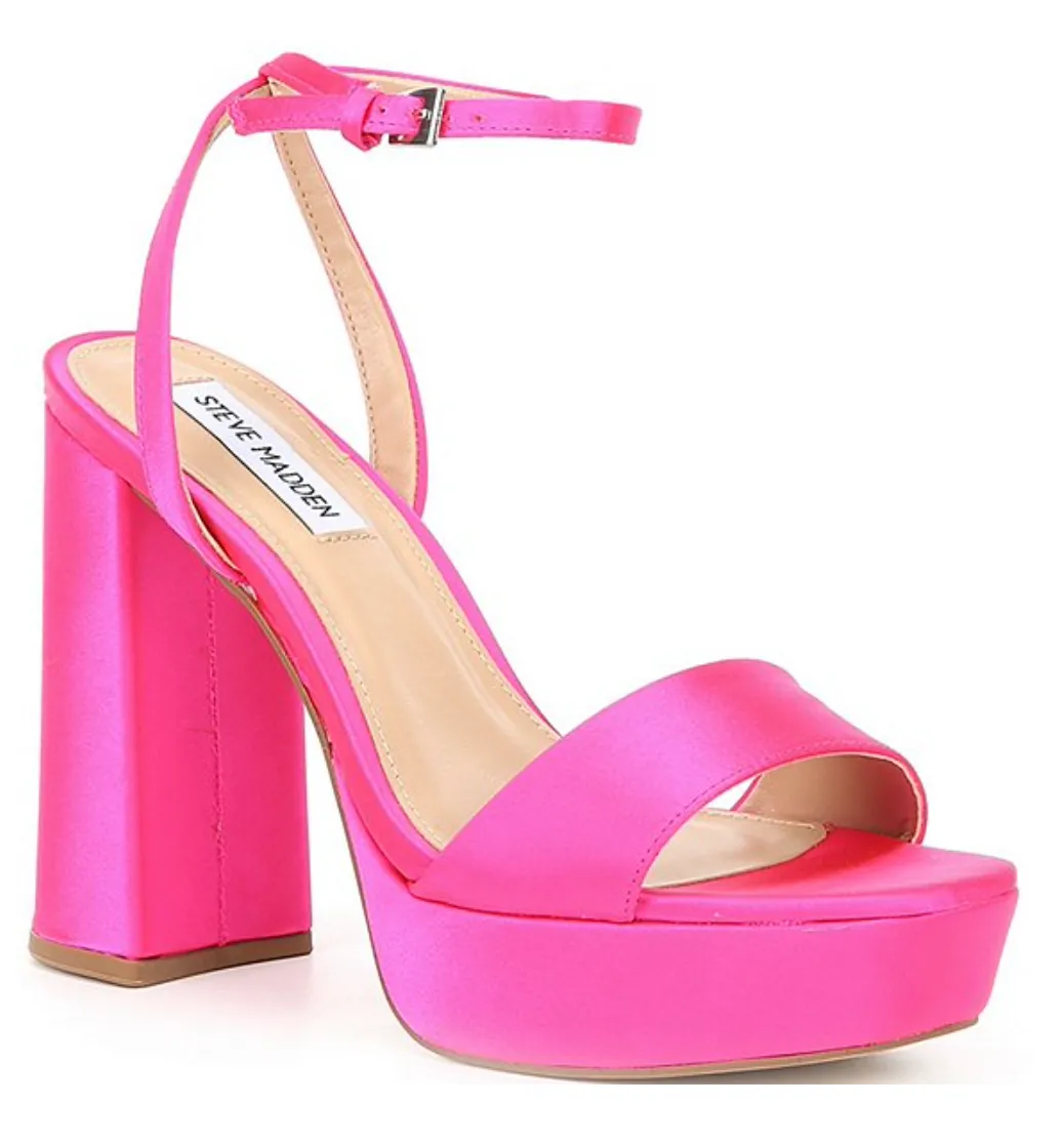 Platform Ankle Strap Heel