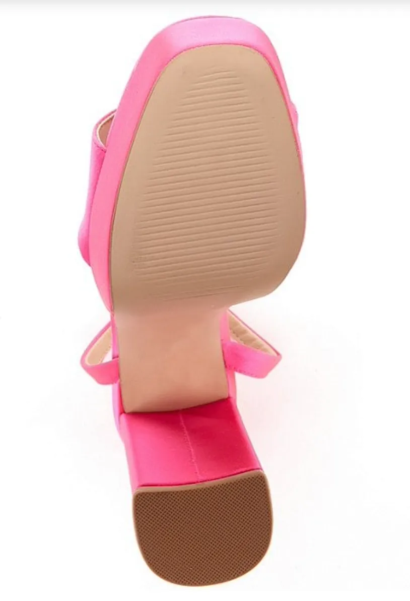 Platform Ankle Strap Heel