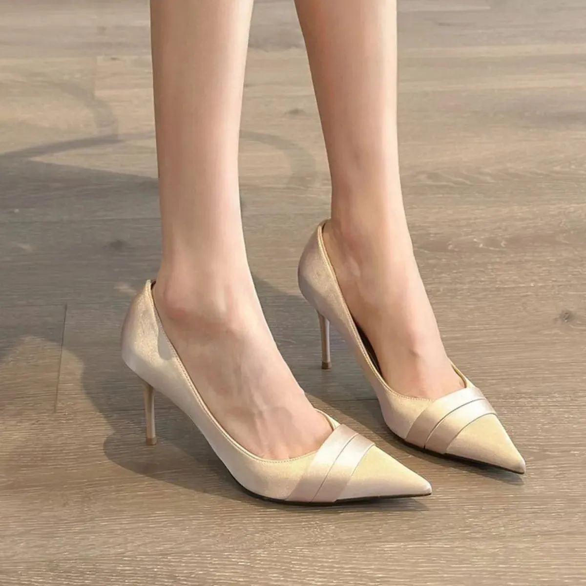 Point Toe Stiletto Pumps