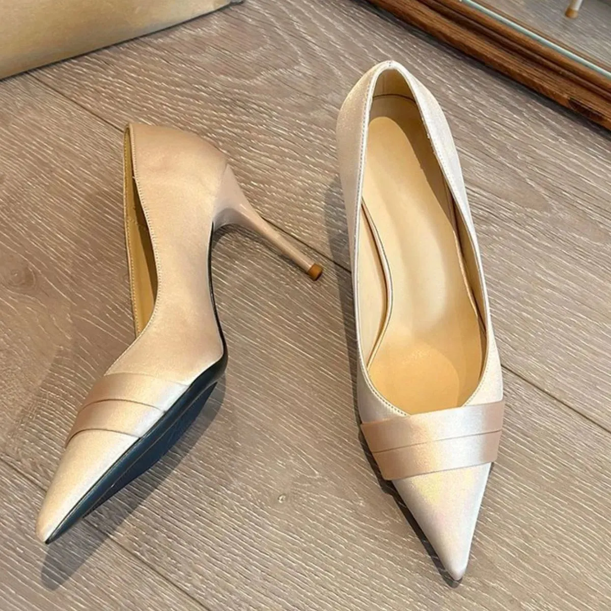 Point Toe Stiletto Pumps