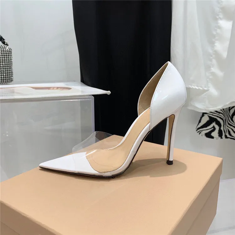 Pointed Peep Toe Sexy Fashion Stiletto Heel High Heels