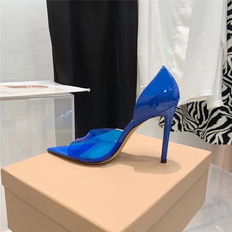 Pointed Peep Toe Sexy Fashion Stiletto Heel High Heels