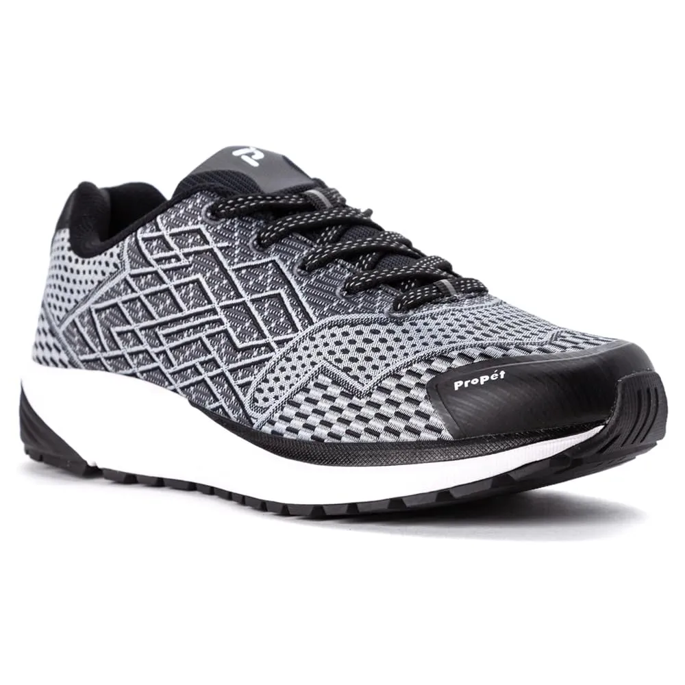 Prop?t Women's One Running Shoe, Black/Silver, 10 W US