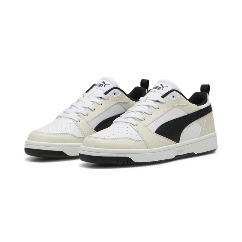 Puma Men Rebound V6 Low Sneakers - White - 392328-18
