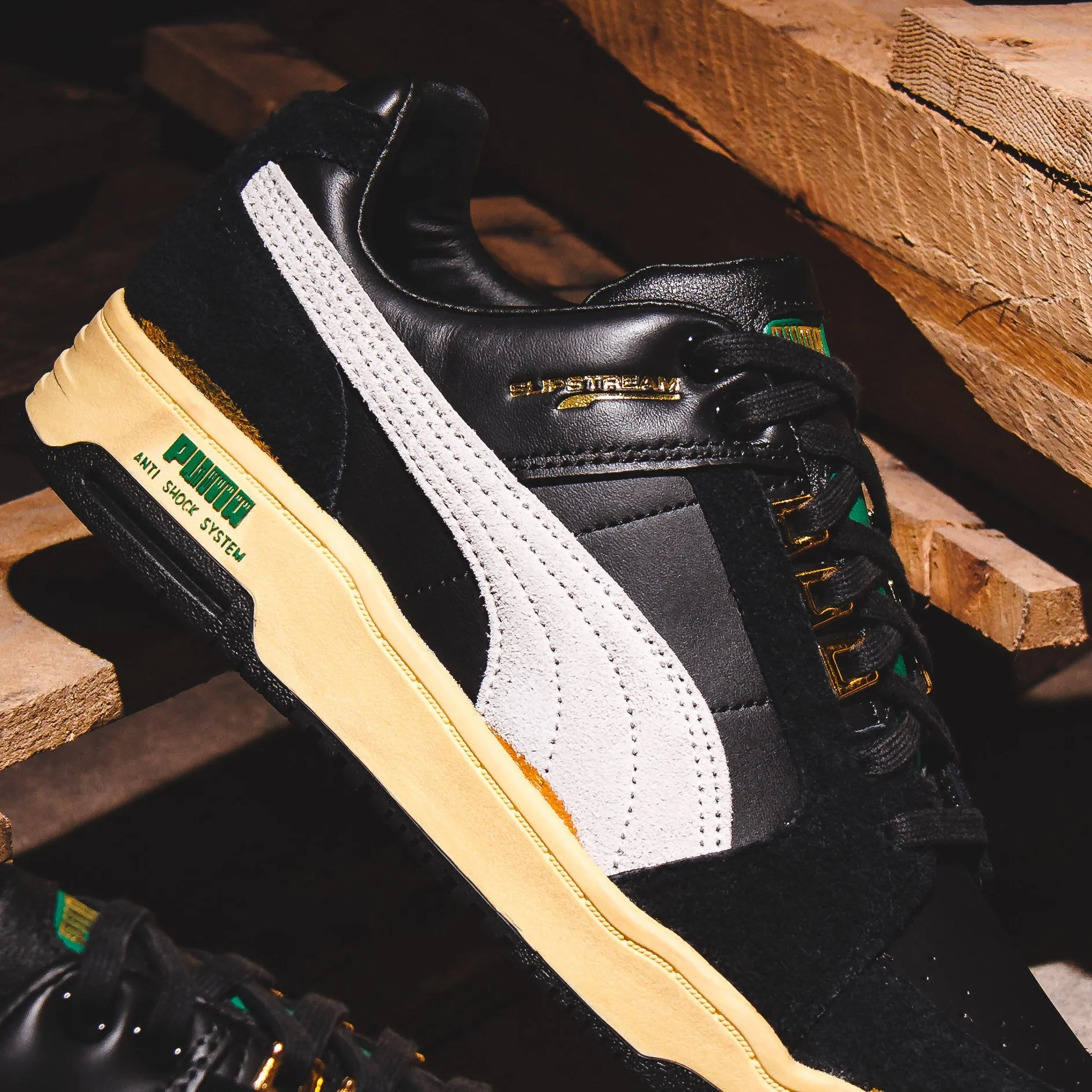 Puma Men Slipstream Lo The Neverworn Black White 384965-01