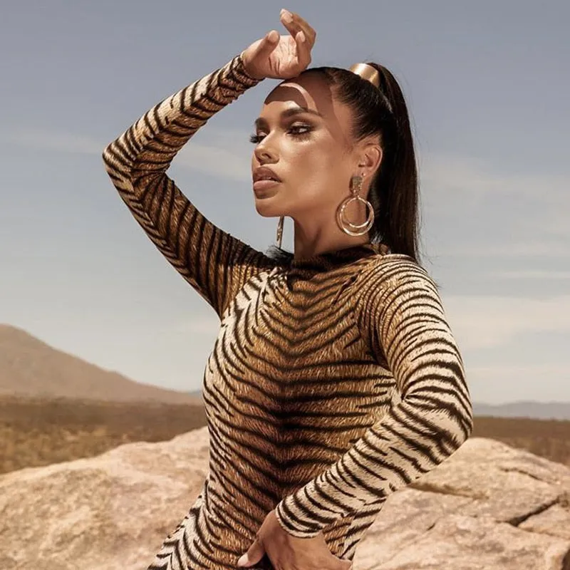 "Tiger Queen" BodyCon Dress