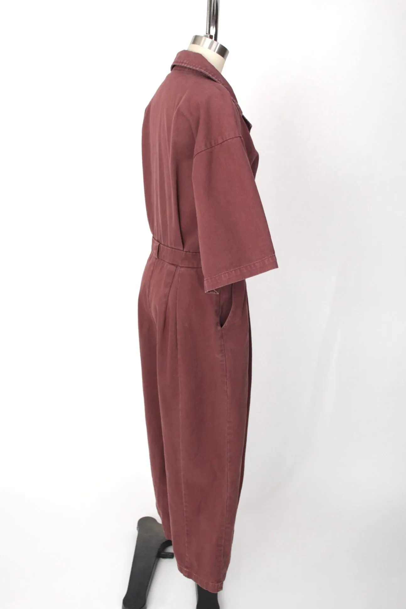 Rachel Comey Denim Pleated Jumpsuit