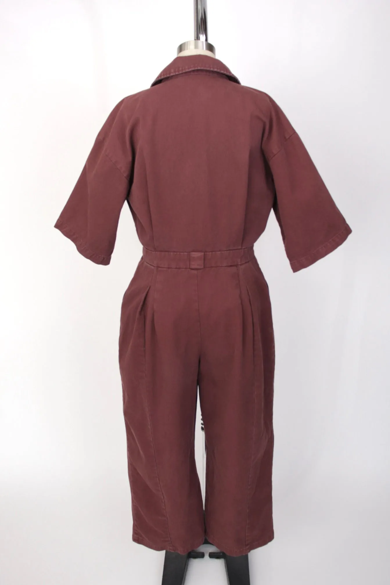 Rachel Comey Denim Pleated Jumpsuit