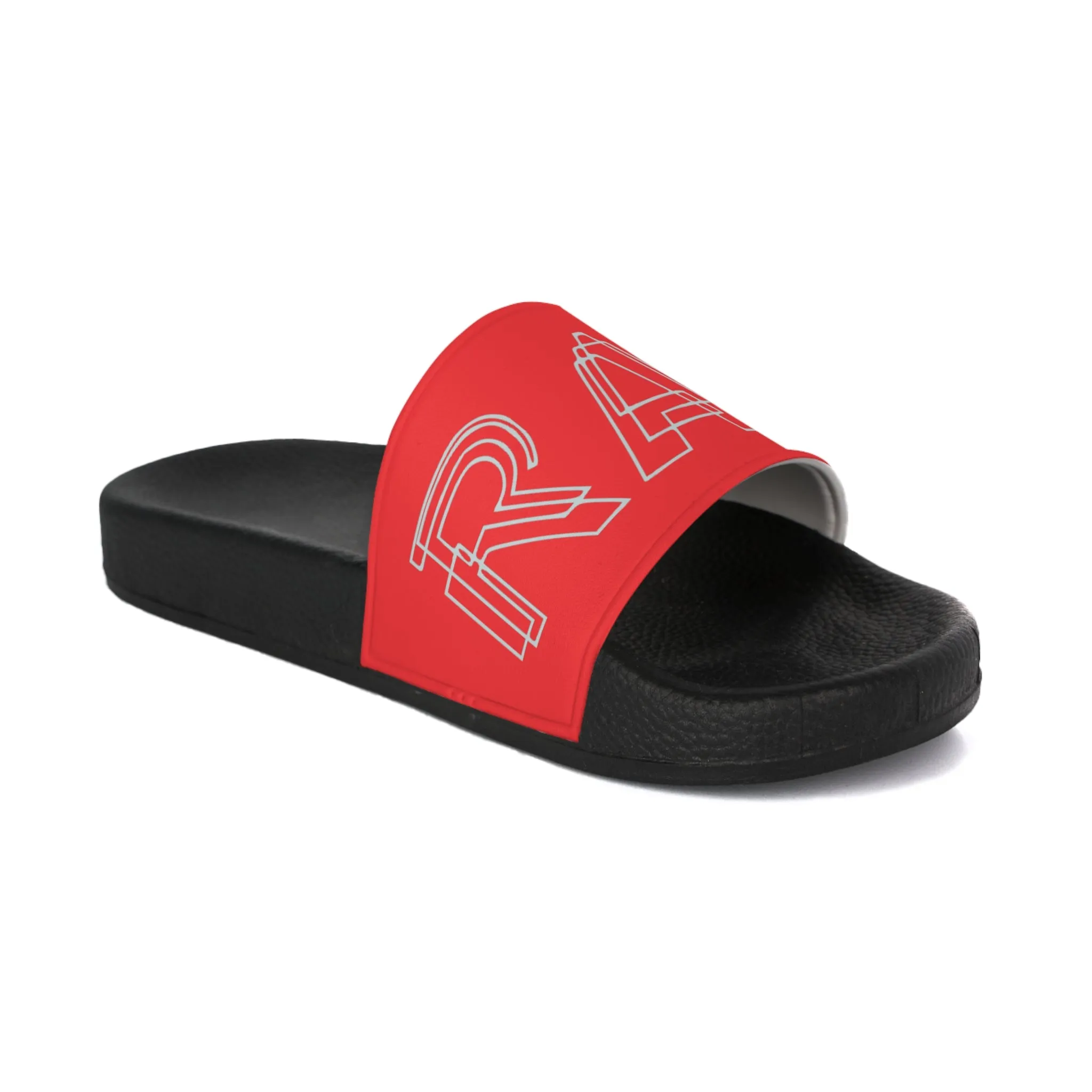 Raw Sushi "RAW lines" Slide Sandals red