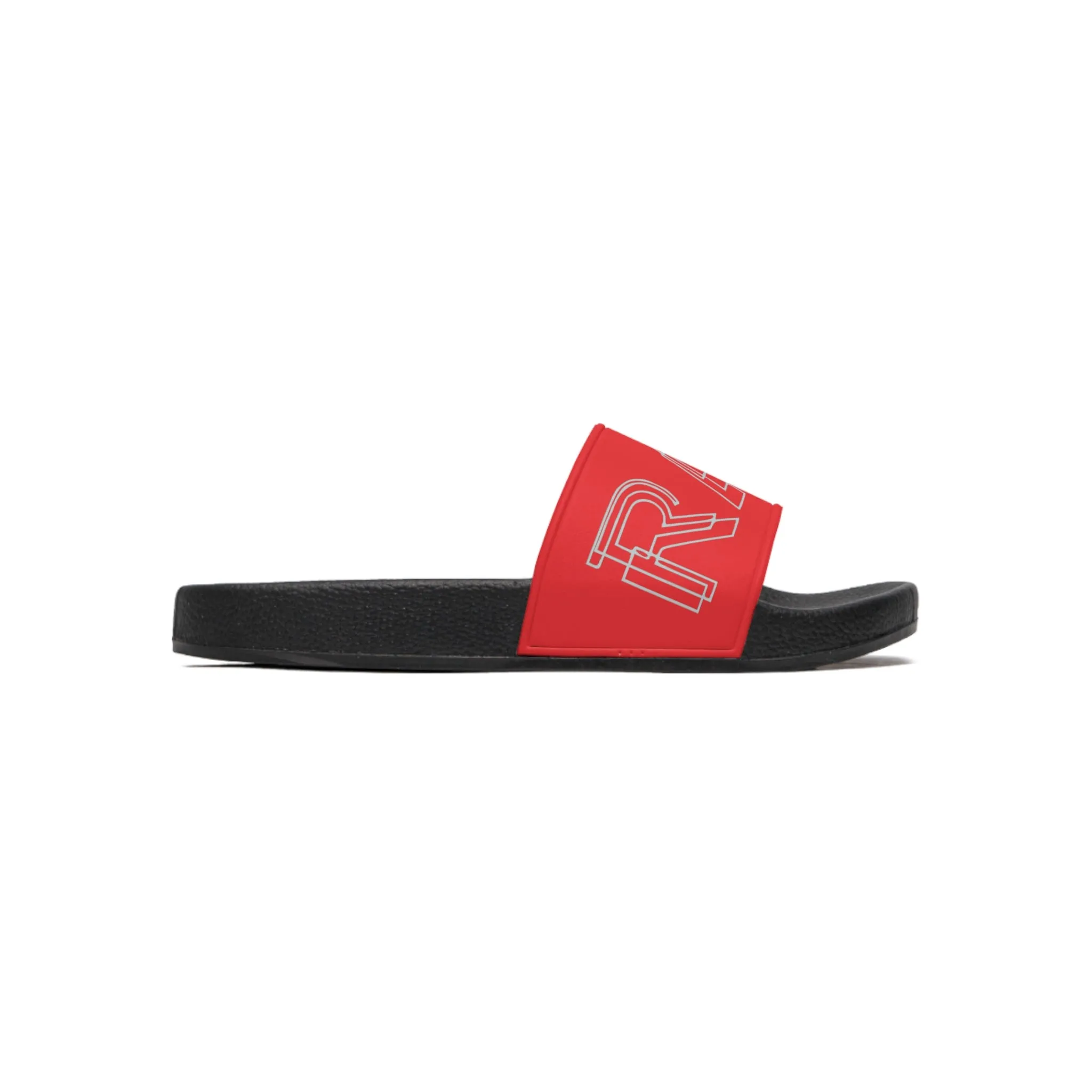 Raw Sushi "RAW lines" Slide Sandals red