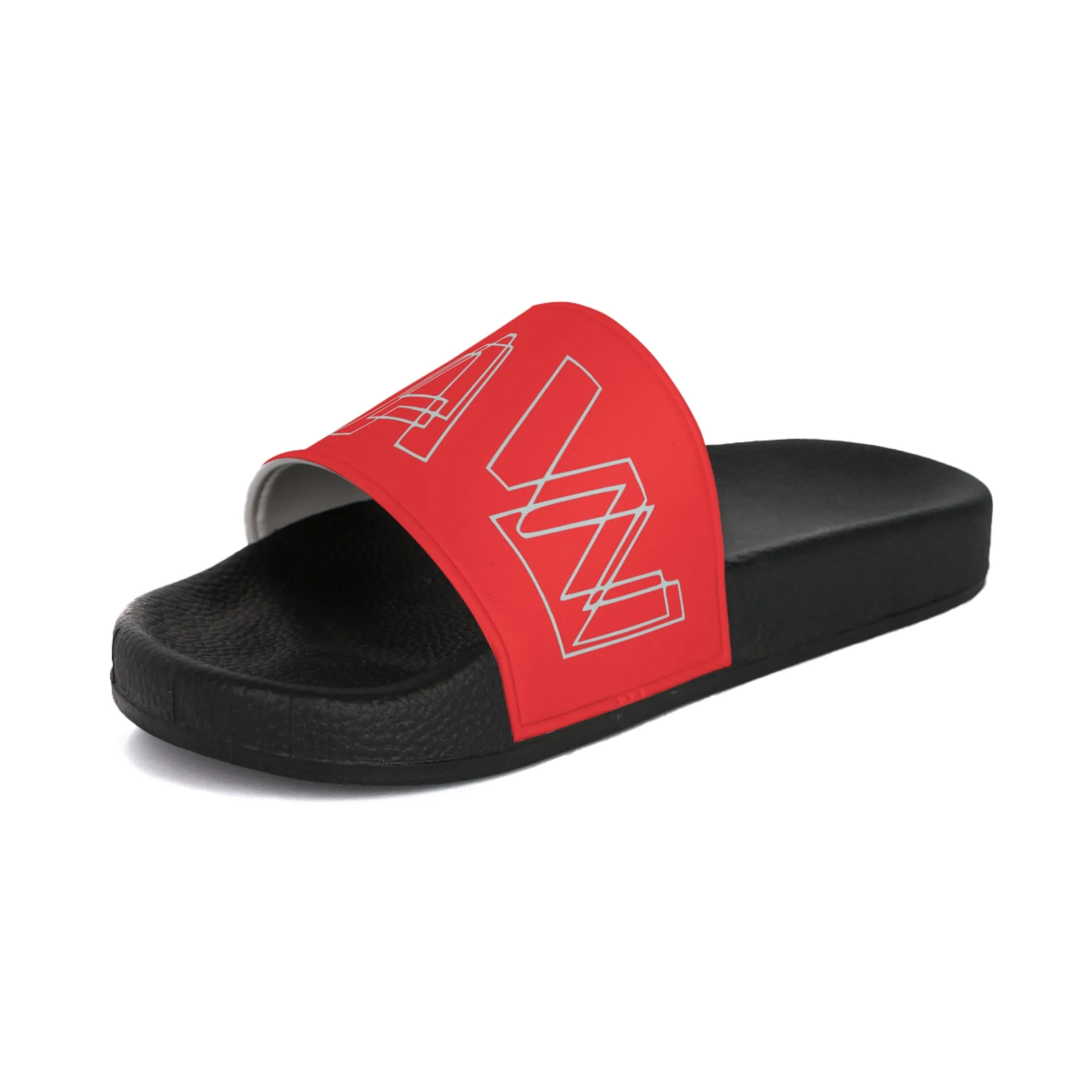 Raw Sushi "RAW lines" Slide Sandals red