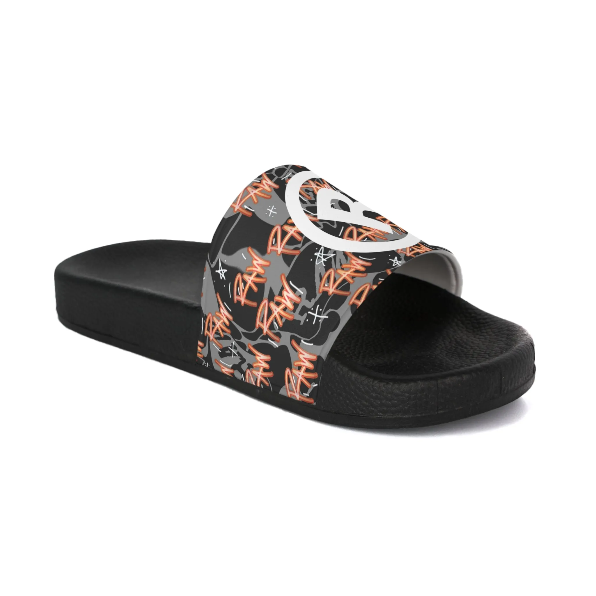 Raw Sushi "R" Slide Sandals multi/grey