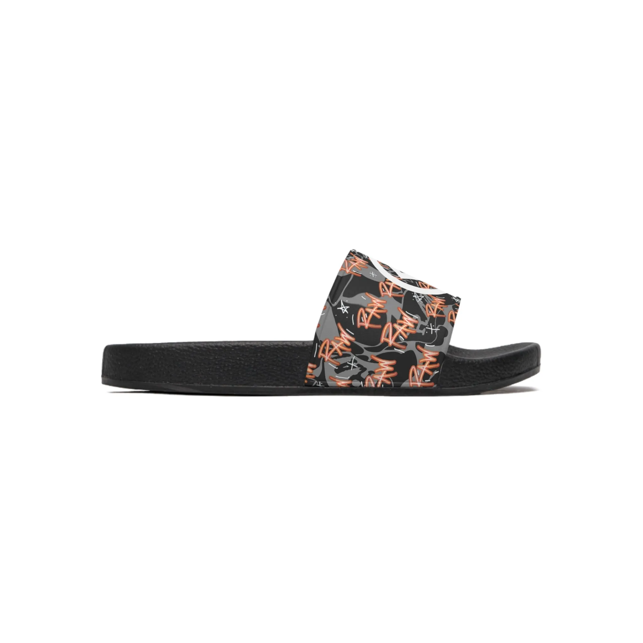 Raw Sushi "R" Slide Sandals multi/grey