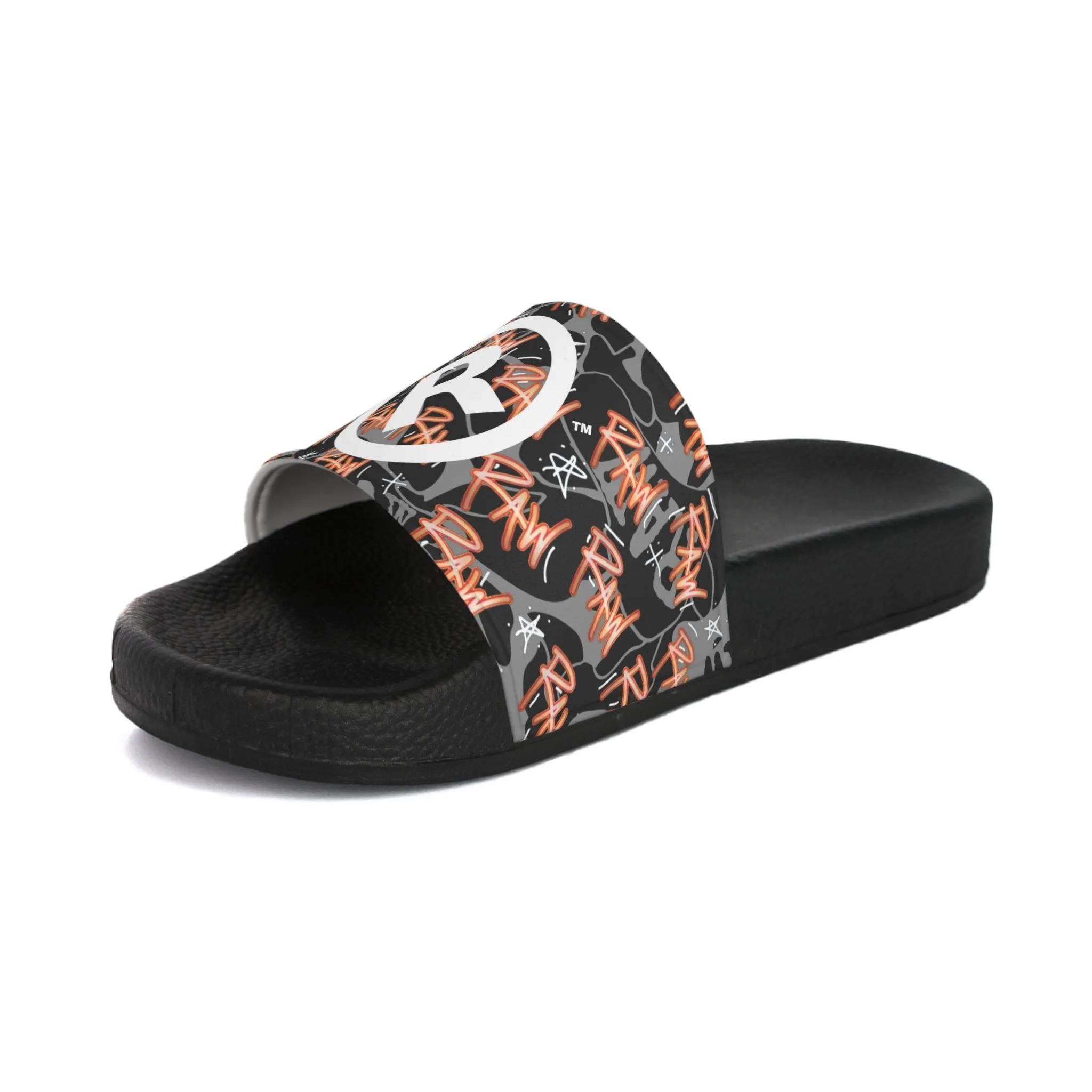 Raw Sushi "R" Slide Sandals multi/grey