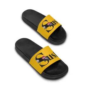 Raw Sushi "Sushi rose" Slide Sandals yellow