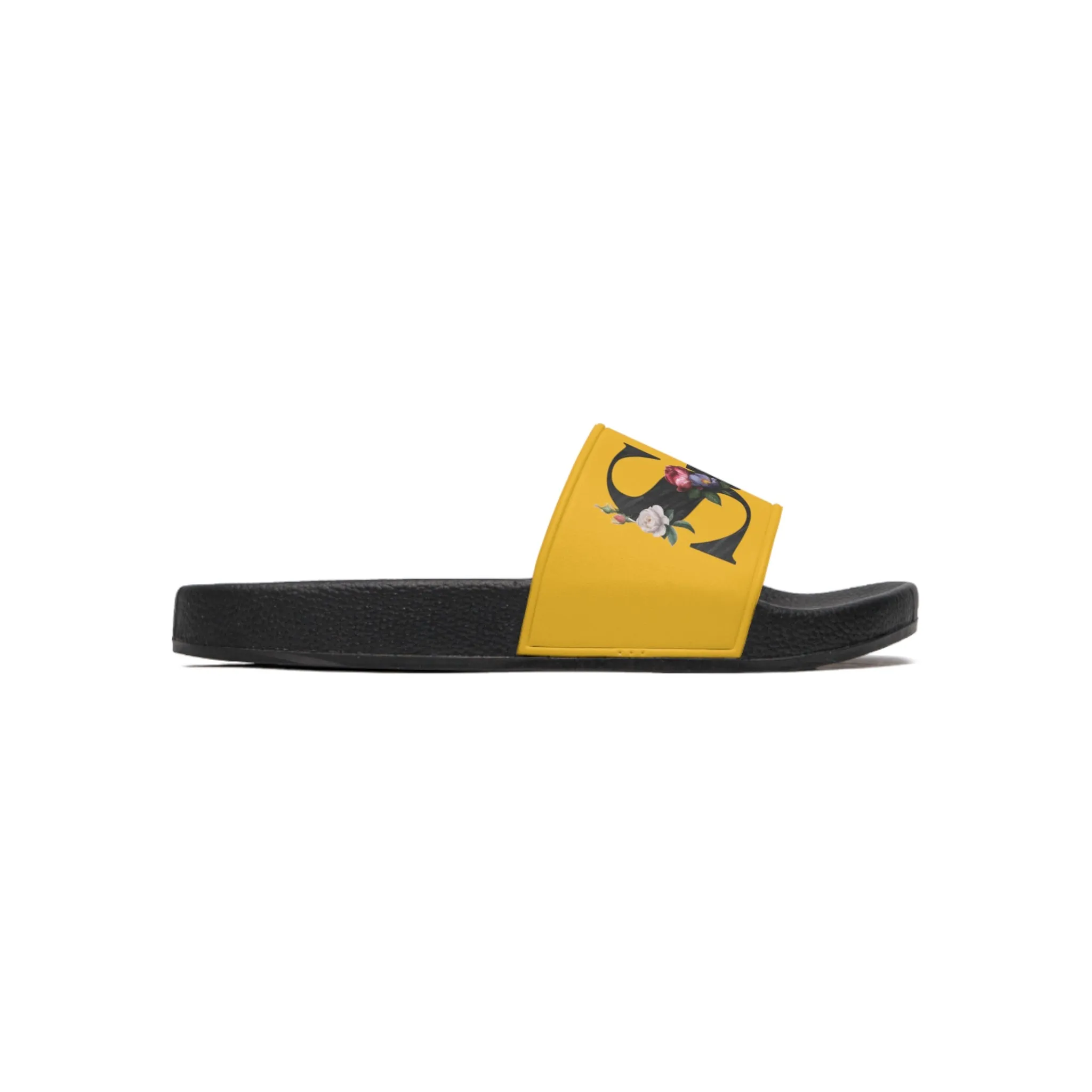 Raw Sushi "Sushi rose" Slide Sandals yellow