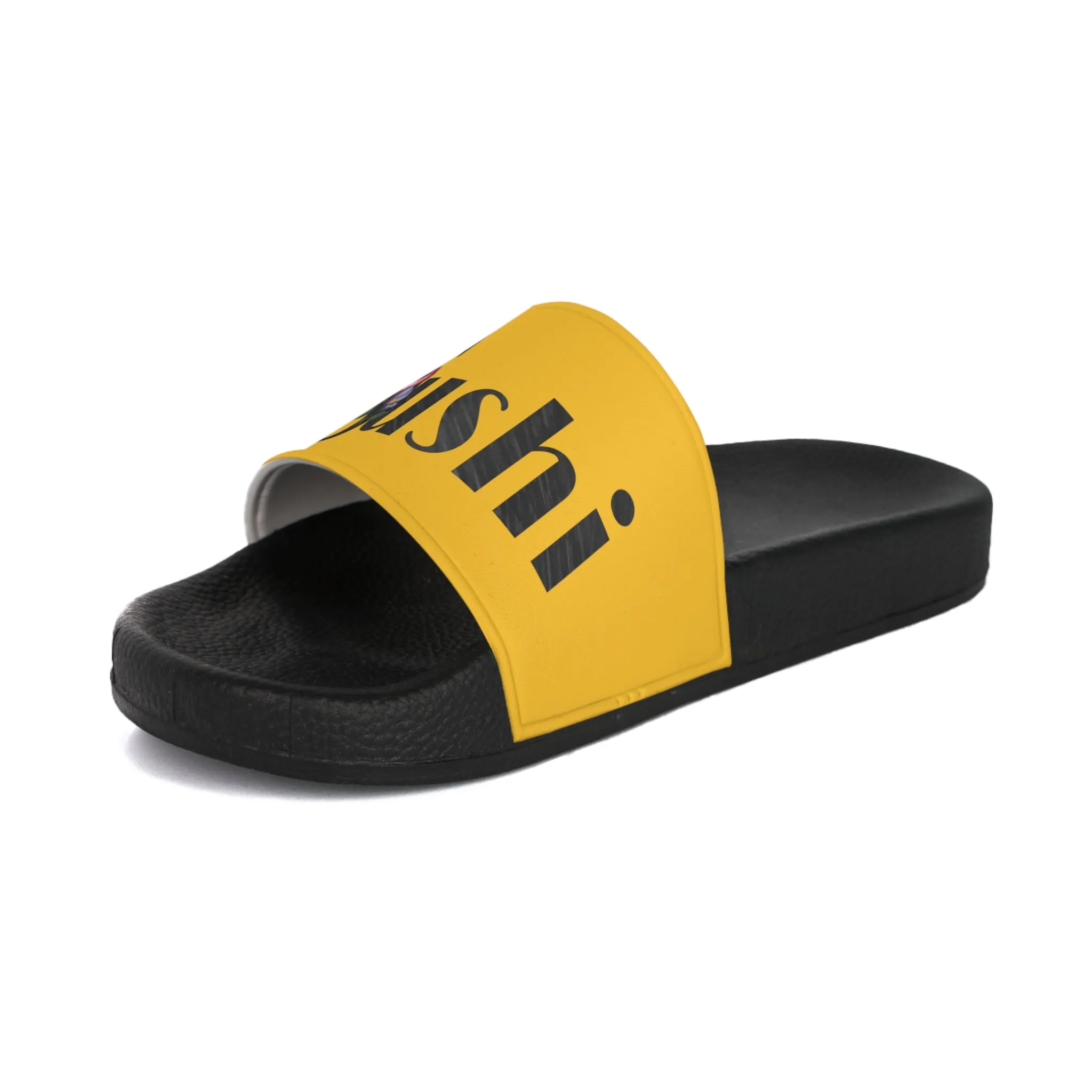 Raw Sushi "Sushi rose" Slide Sandals yellow