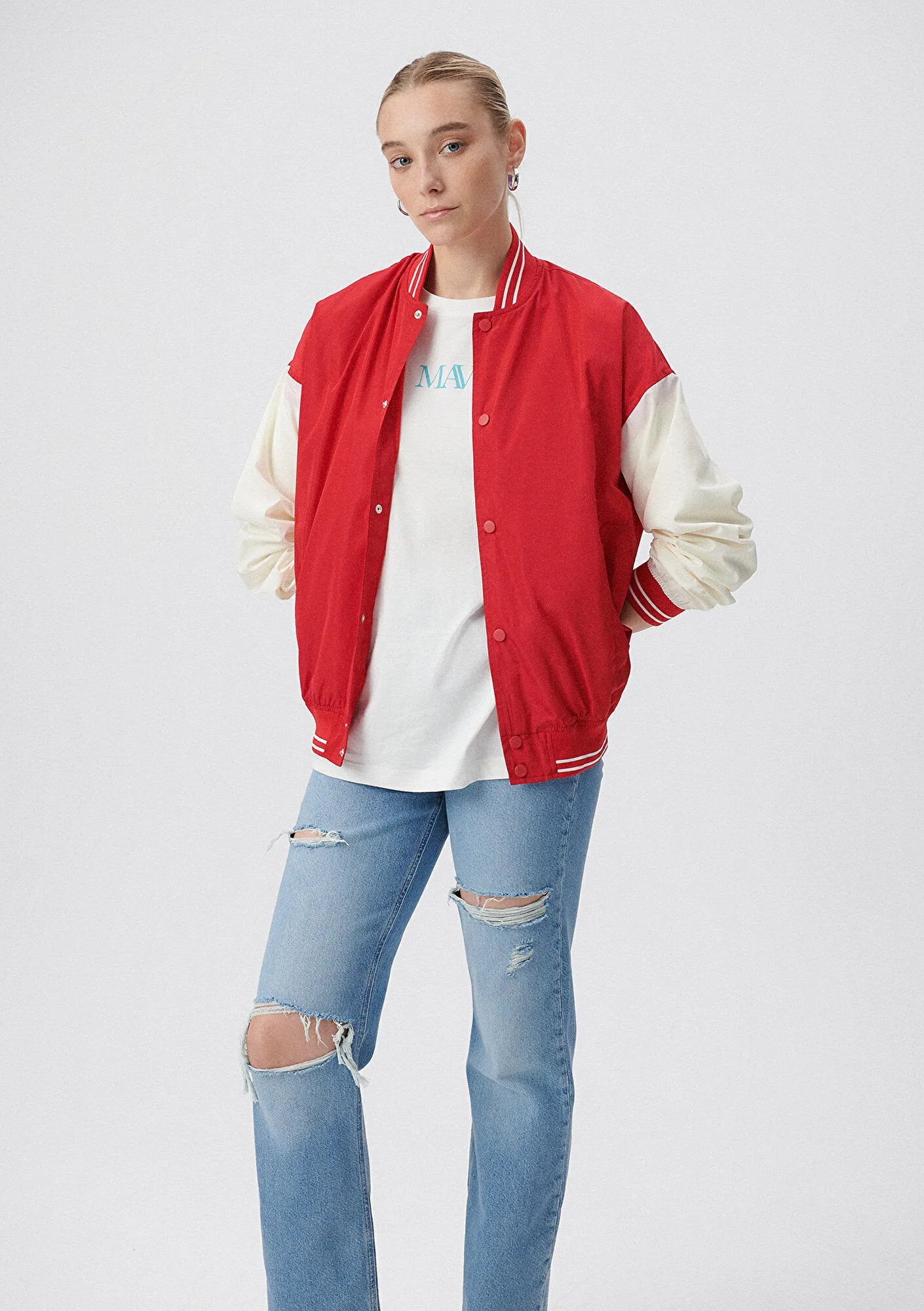 Red College Jacket