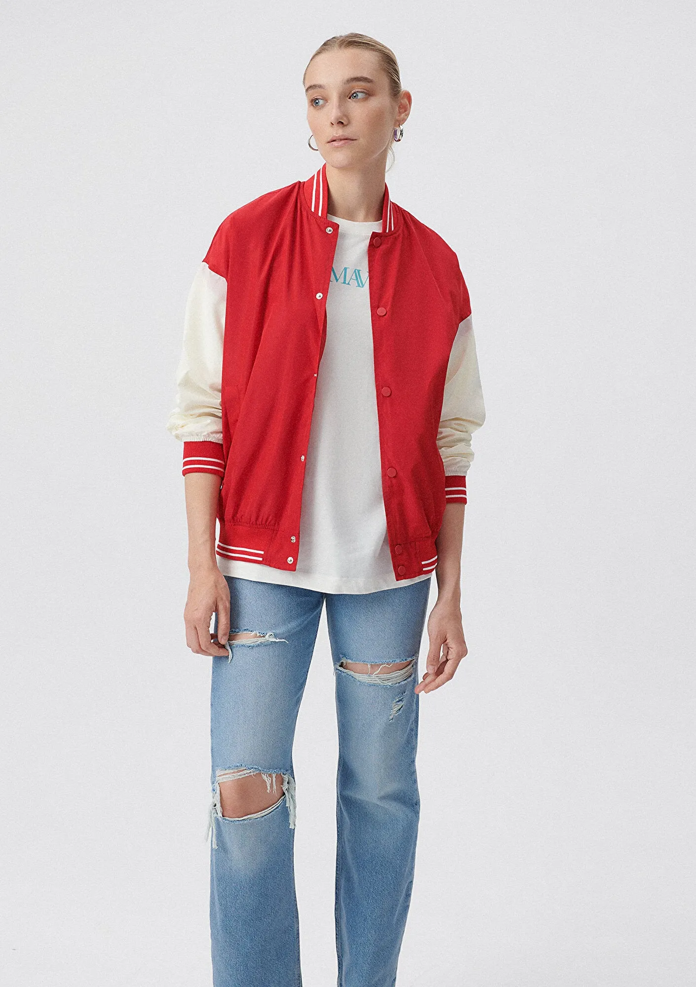 Red College Jacket