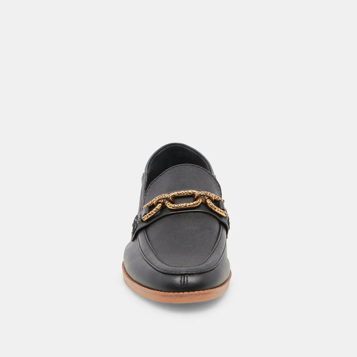REIGN FLATS BLACK LEATHER - re:vita
