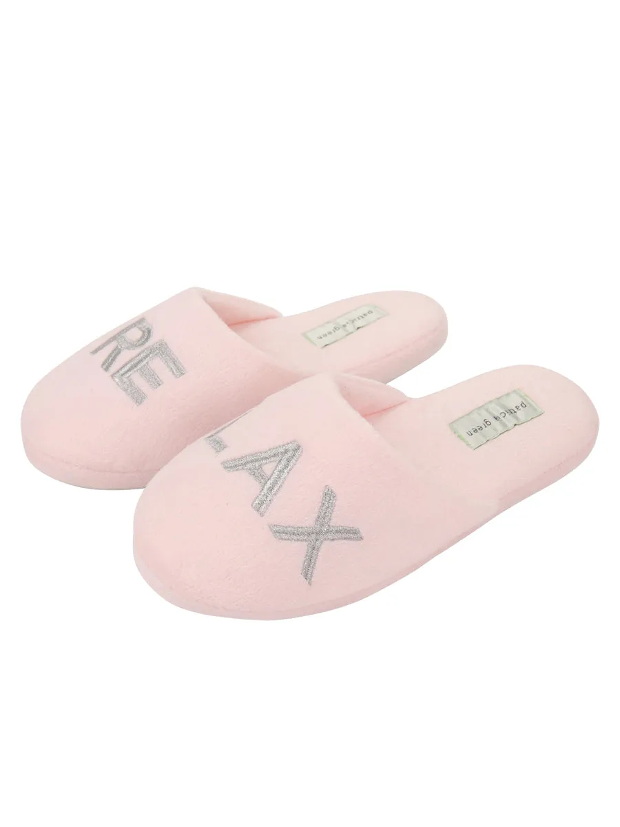 Relax Embroidered Slippers